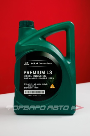 Купить Масло моторное 5W30 6л, LS Diesel CH4 SAE (п/с) (B4) HYUNDAI / KIA 05200-00611