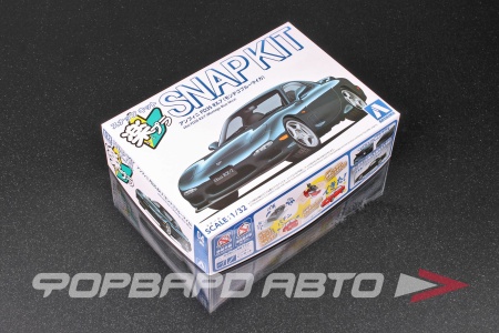 Купить Сборная модель Mazda RX-7 ε֮fini FD3S (Montego Blue Mica) AOSHIMA 06555