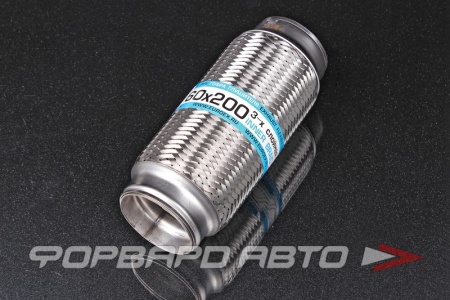Купить Гофра глушителя 60*200, Innerbraid (трехслойная) EuroEx 60x200/3