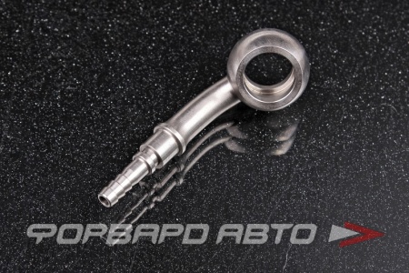 Купить Фитинг BANJO 10 мм, 45°, под обжим, для тефлонового шланга AN3 PTFE, нержавеющая сталь AB88 