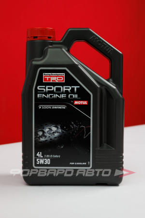 Масло моторное 5W30 4л, TRD SPORT ENGINE OIL GASOLINE ACEA C2 MOTUL 110940