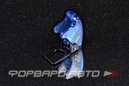 Купить Крышка на выключатель 12 мм синий, с отверстием для индикатора RACING ELECTRIC FE-RFC45