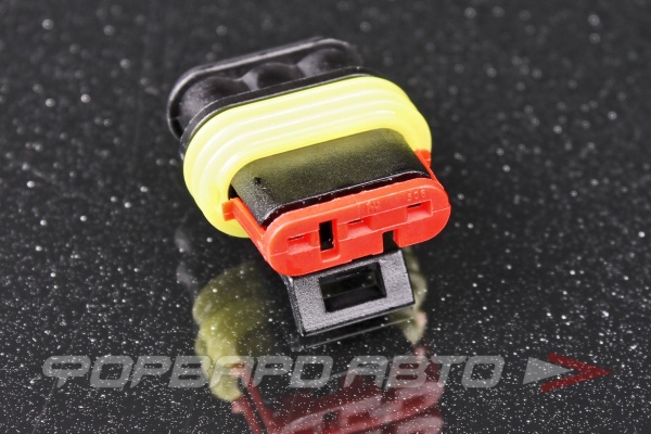 Разъем 3 way 22-20 AWG (SS15-SKT1) 1.2-1.6mm (SS15-SL1) Tyco Еlectronics 282087-1