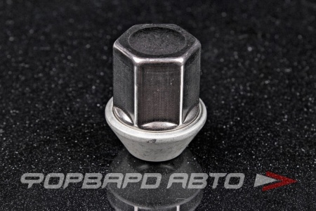 Купить Гайка колеса 14*1,5*34 конус, ключ на 21, хром LAND ROVER LR001381