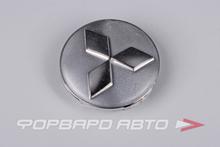 Купить Колпачок ступицы для литых дисков MMC, D54/60мм h4-9,5мм, Silver+3D хром лого <> MS-04