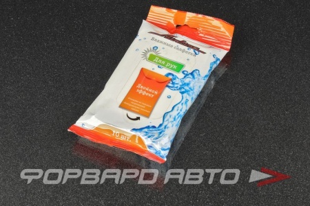 Купить Салфетки влажные для рук (10шт) AIRLINE AN-H-02