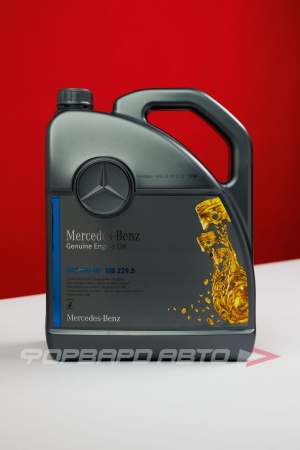 Купить Масло моторное 5W40 5л, MB 229.5 MERCEDES A000 989 63 08 13 AAEW