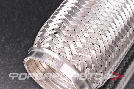 Купить Гофра глушителя 64*200 (Interlock) трехслойная (AISI 304) TIXONA P64200