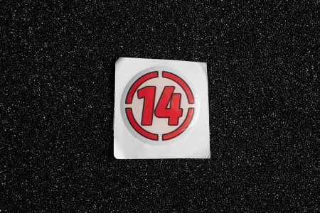 Купить Стикер №14 круглый, объемный  35*35мм  