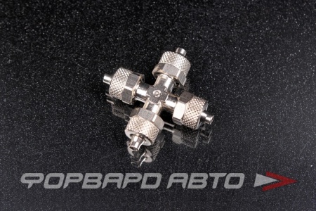 Купить Фитинг накидной гайка крест  6/4 CAMOZZI 1600 6/4