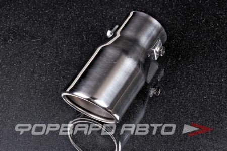 Купить Насадка глушителя Вход = 50 мм Выход = 64 мм Длина = 120 мм Фиксируется зажимами TORINO AUTO HJ-414