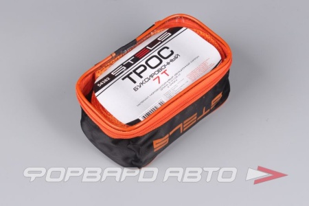 Купить Трос буксировочный 7т, 5м (2 крюка,сумка) STELS 54382