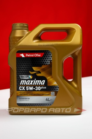 Купить Масло моторное 5W30 4л, Maxima CX Plus SP/CF C2/C3 (с) Petrol Ofisi 400001351