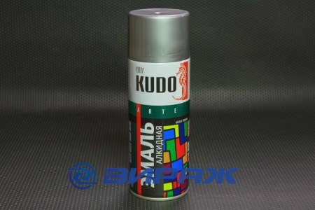 Купить Эмаль аэрозольная серая 520мл/270гр KUDO KU-1018