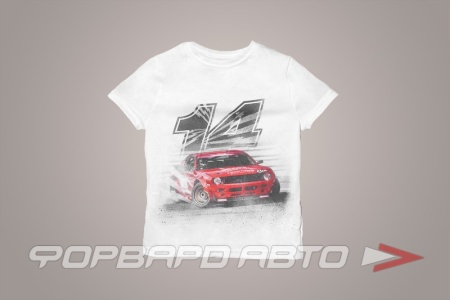 Купить Футболка BOSS #14, белая, детская MARYJANE 