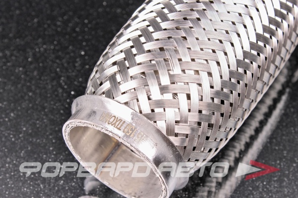 Гофра глушителя 45*150 (Innerbraid) трехслойная (AISI 304) TIXONA 45150