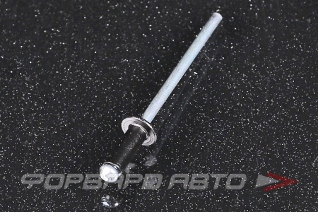 Купить Заклепка вытяжная 3,2* 8мм алюминий/сталь RAL9005 черный янтарь  