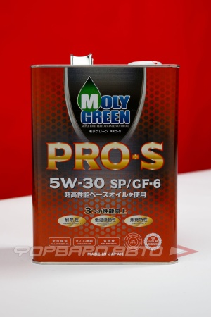 Купить Масло моторное 5W30 4л, Pro S SP/GF-6A (с) MOLY GREEN 0470190