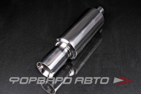 Купить Глушитель Вход = 57 мм Выход = 90 мм Длина = 510 мм D = 130 мм TORINO AUTO HJ-A6076