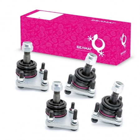 Купить Опора шаровая ВАЗ 21214 (к-т 4 шт) «Конвейерная» БелМаг BM.0244