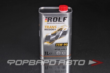 Купить Масло трансмиссионное 75W90 1л, Transmission plus GL-4/5 ROLF 322282