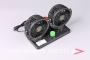 Вентилятор двойной автомобильный  12V 4" (корпус: пластик, цвет:чёрный) AVS A85542S