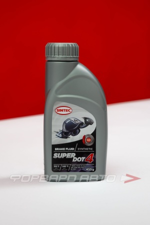 Купить Жидкость тормозная DOT-4, 455гр SUPER SINTEC 103322