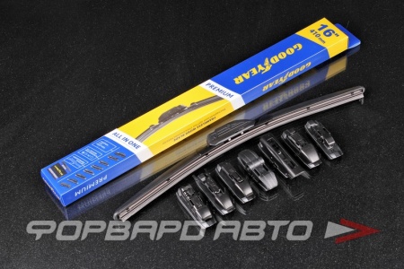Купить Щётка стеклоочистителя 410 мм (16") бескаркасная GOODYEAR GY000436