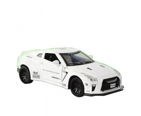 Купить Модель Nissan GT-R R35 LB-WORKS,  масштаб 1:32, металлическая, инерционная, световые и звуковые эффекты  