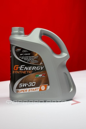 Купить Масло моторное 5W30 4л, Synth SuperStart SN/CF (с) C3 G-ENERGY 253142400