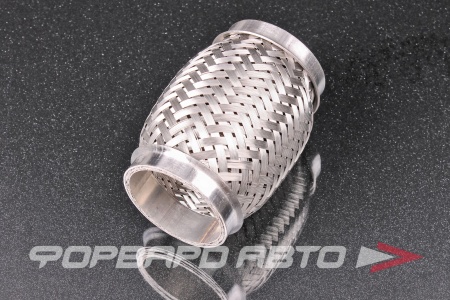 Купить Гофра глушителя 50*100 (Innerbraid) трехслойная (AISI 304) TIXONA 50100