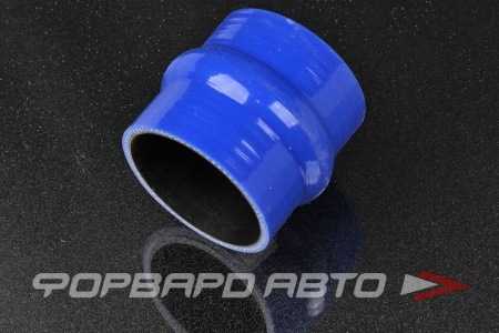 Купить Патрубок силиконовый 76 мм, демпферный, синий (уценка) MELCO 