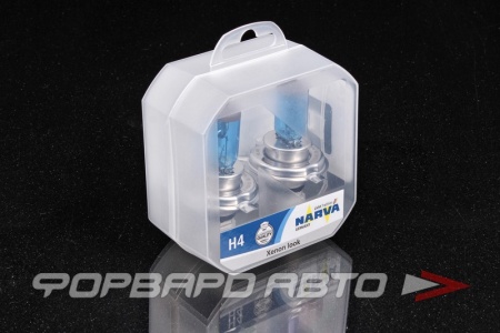 Купить Лампа H4 12V 60/55W P43 RANGE POWER WHITE (2шт, пл.бокс) NARVA 48680