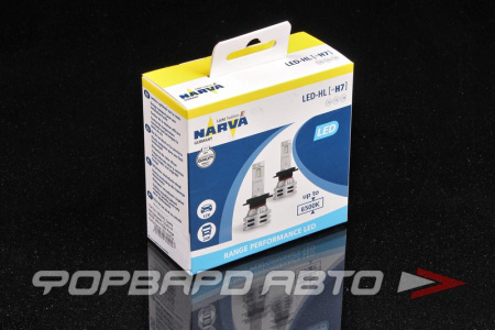 Лампа светодиодная 12-24V H7 6500K 24W PX26d Range Performance LED NARVA NARVA 18033X2