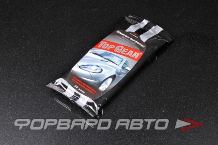 Купить Салфетки влажные для стекол,зеркал,фар (30шт) TOP GEAR 48038