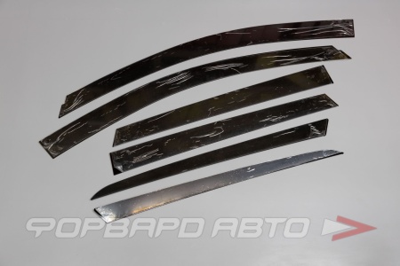 Купить Дефлекторы окон Ford Focus 2007-2011 универсал 6 шт. Strelka11 2D022.S11