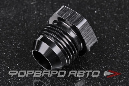 Купить Фитинг заглушка AN10, черный AB88  Купить Фитинг заглушка AN10, черный AB88