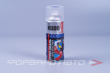 Эмаль аэрозольная грунтовка по пластику Синяя KUDO KU-6009