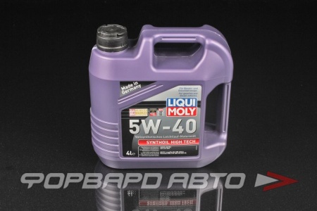 Купить Масло моторное 5W40 4л, Synthoil High Tech CF/SM A3/B4 LIQUI MOLY 1915