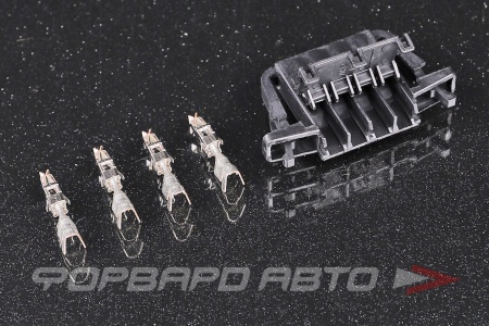 Купить Разъем 4-х контактный динамика, мотора привода люка (без провода) CARGEN AX8174S