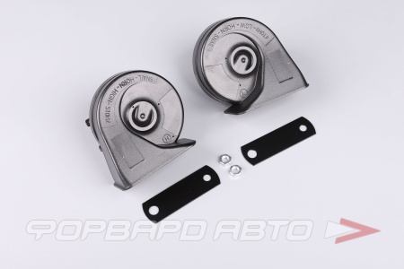 Купить Сигнал звуковой 12V "улитка'' 110Дб сталь/пластик 2 шт 8,5А SKYWAY S07601025