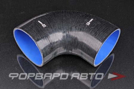 Купить Патрубок силиконовый 114 мм, 90°, L=150*150 мм, 4 слоя армировки, чёрный FORA ASHU03-90-114