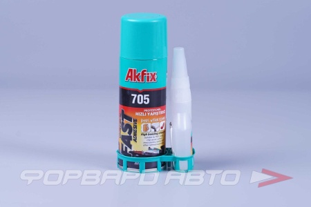 Купить Супер-клей универсальный, двухкомпонентный 705, 200мл Akfix GA060