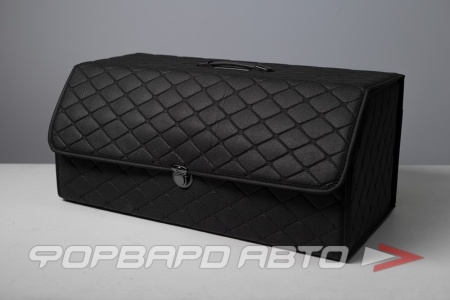Купить Органайзер в багажник экокожа черный 66х32х30см черная строчка <> 