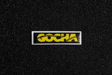 Стикер GOCHA LOGO, объемный  85*20мм  