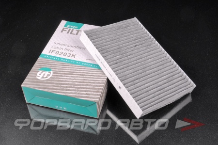 Купить Фильтр салонный (угольный) GREEN FILTER IF0203K