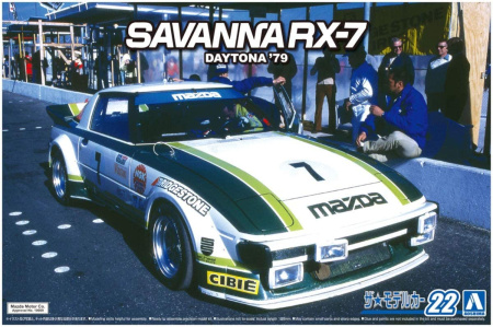 Сборная модель Mazda RX-7 SA22C, Daytona, '79 AOSHIMA 06103