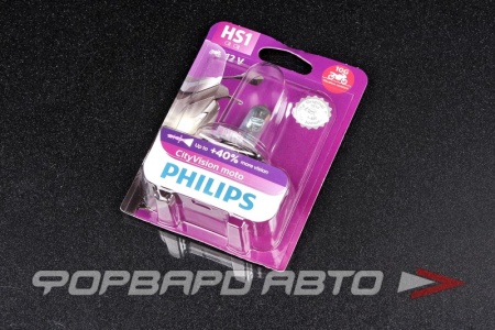 Купить Лампа HS1 12V 35/35W (PX43T) Citi Vision Moto PHILIPS 12636CTVBW