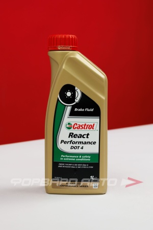 Купить Жидкость тормозная DOT-4, 1л React Performance CASTROL 157F8B