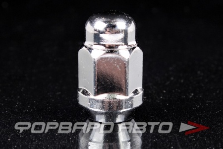 Купить Гайка колеса 12*1,5*35 конус с выступом, закрытая, ключ на 19, хром Save Car N008/13519